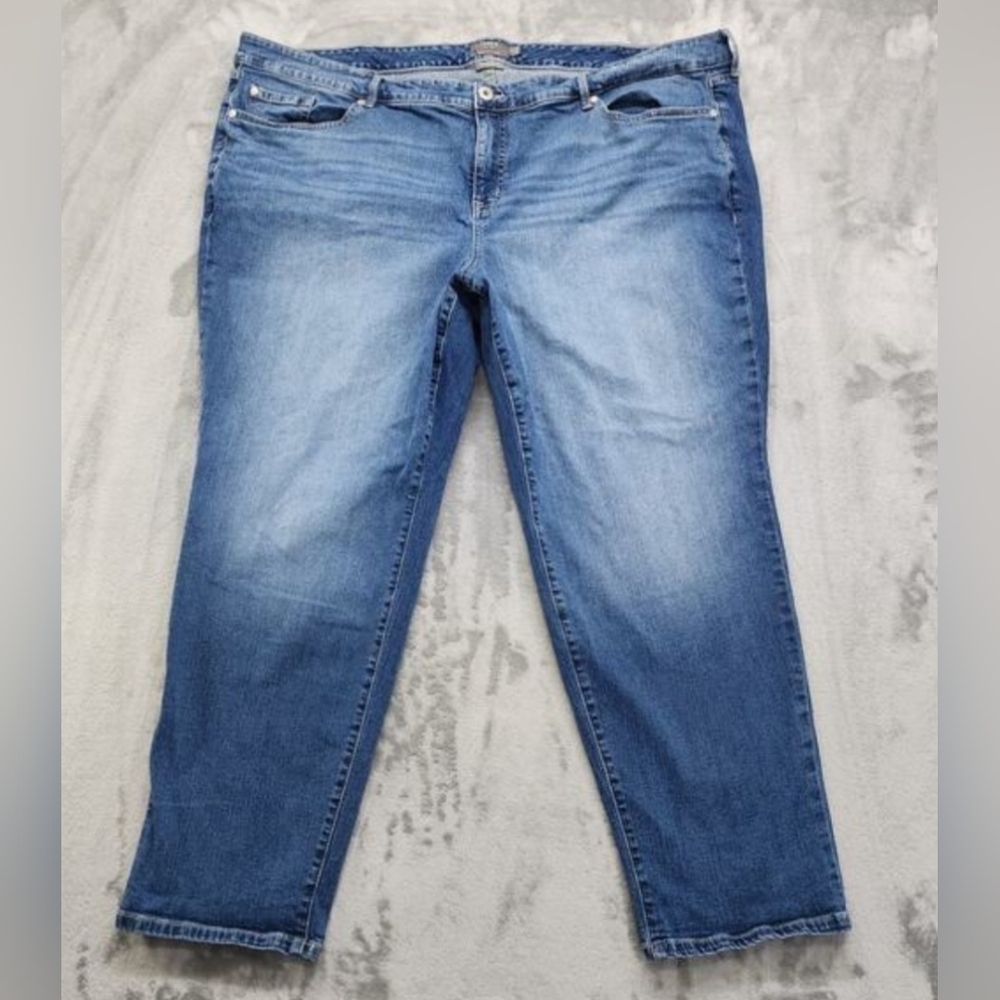 Torrid Jeans Womens Size 28R Blue Vintage Stretch Boyfriend Straight PPJLOT1R